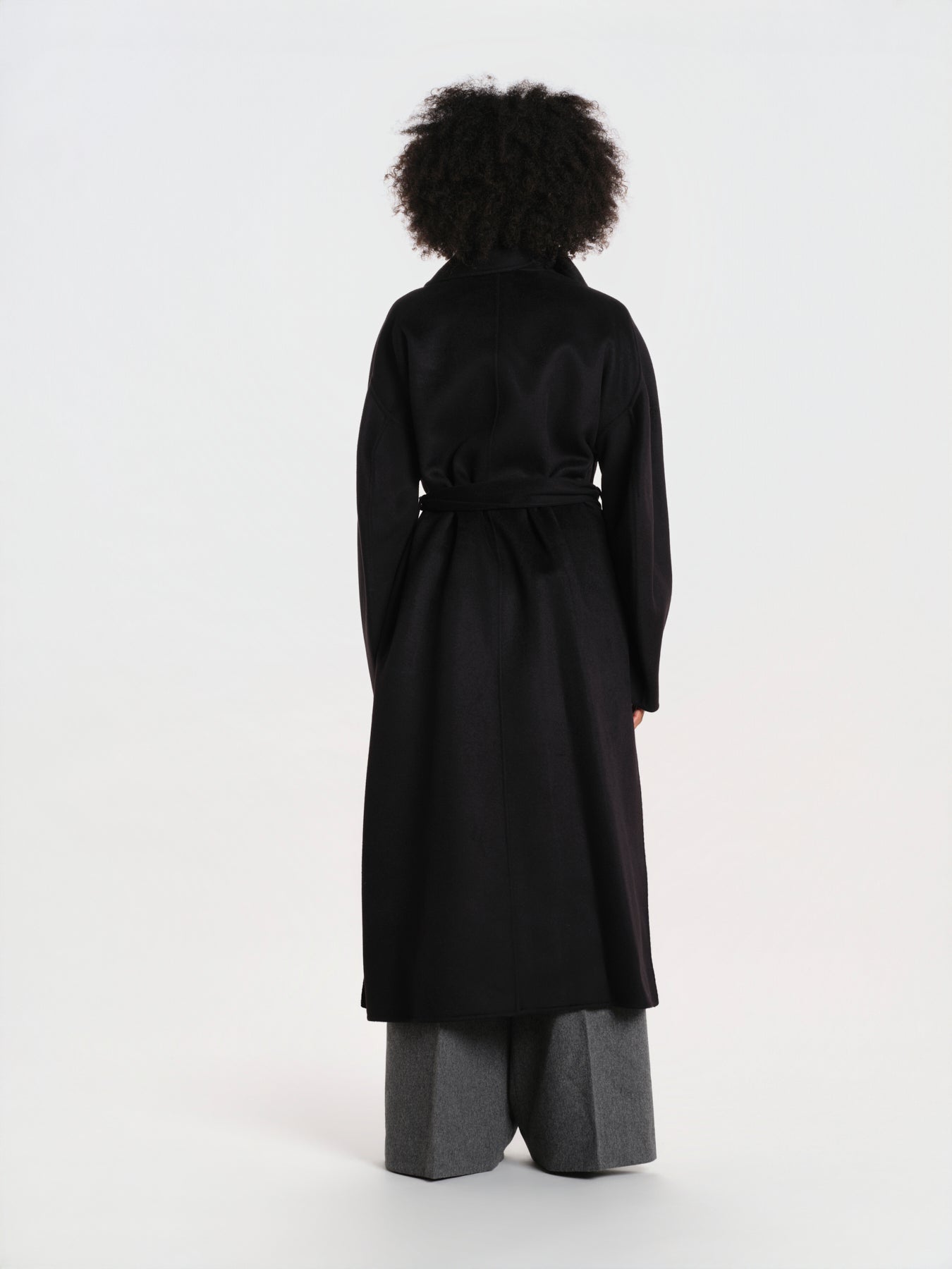 CYBELE cappotto 2 bottoni con cintura manica kimono IOCYBELE COAT BK999 ivy & oak 