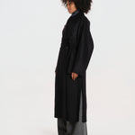 CYBELE cappotto 2 bottoni con cintura manica kimono IOCYBELE COAT BK999 ivy & oak 