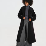 CYBELE cappotto 2 bottoni con cintura manica kimono IOCYBELE COAT BK999 ivy & oak 