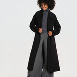 CYBELE cappotto 2 bottoni con cintura manica kimono IOCYBELE COAT BK999 ivy & oak 