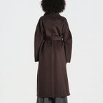 CYBELE cappotto 2 bottoni con cintura manica kimono IOCYBELE COAT SEAL GREY ivy & oak 