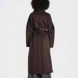 CYBELE cappotto 2 bottoni con cintura manica kimono IOCYBELE COAT SEAL GREY ivy & oak 