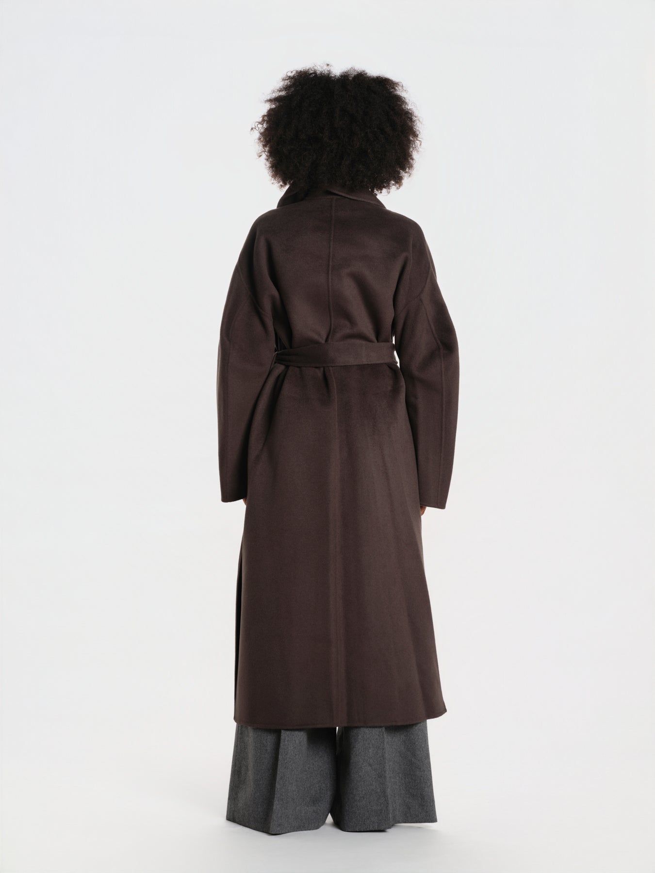 CYBELE cappotto 2 bottoni con cintura manica kimono IOCYBELE COAT SEAL GREY ivy & oak 