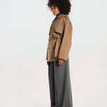 JUNE giacca trench double JUNE JACKET BE390 ivy & oak 