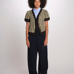 MATI maglia piede de poule con colletto 26AA7JDK08A P99 jejia 