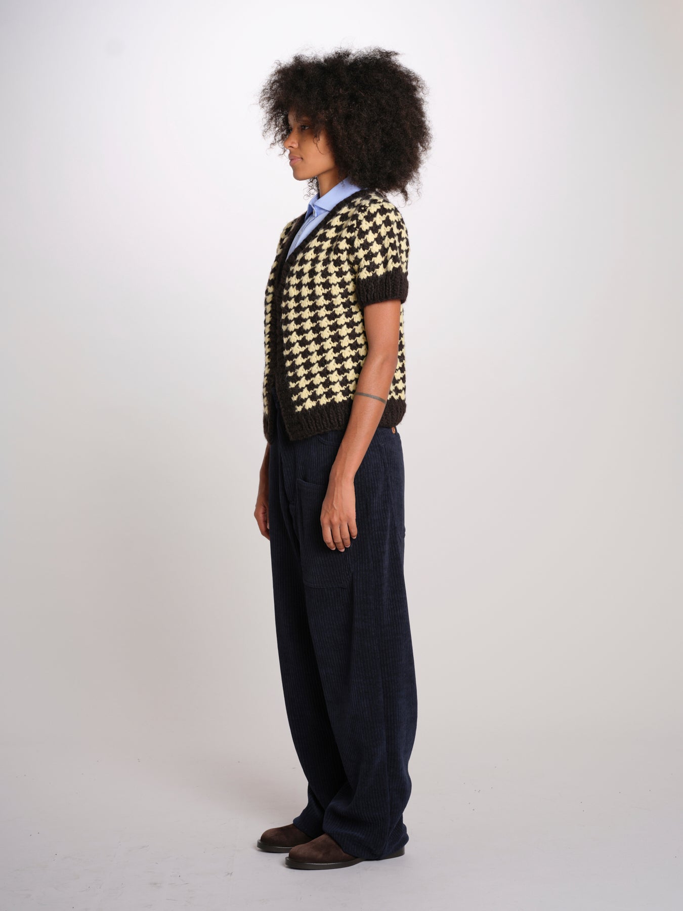 MATI maglia piede de poule con colletto 26AA7JDK08A P99 jejia 