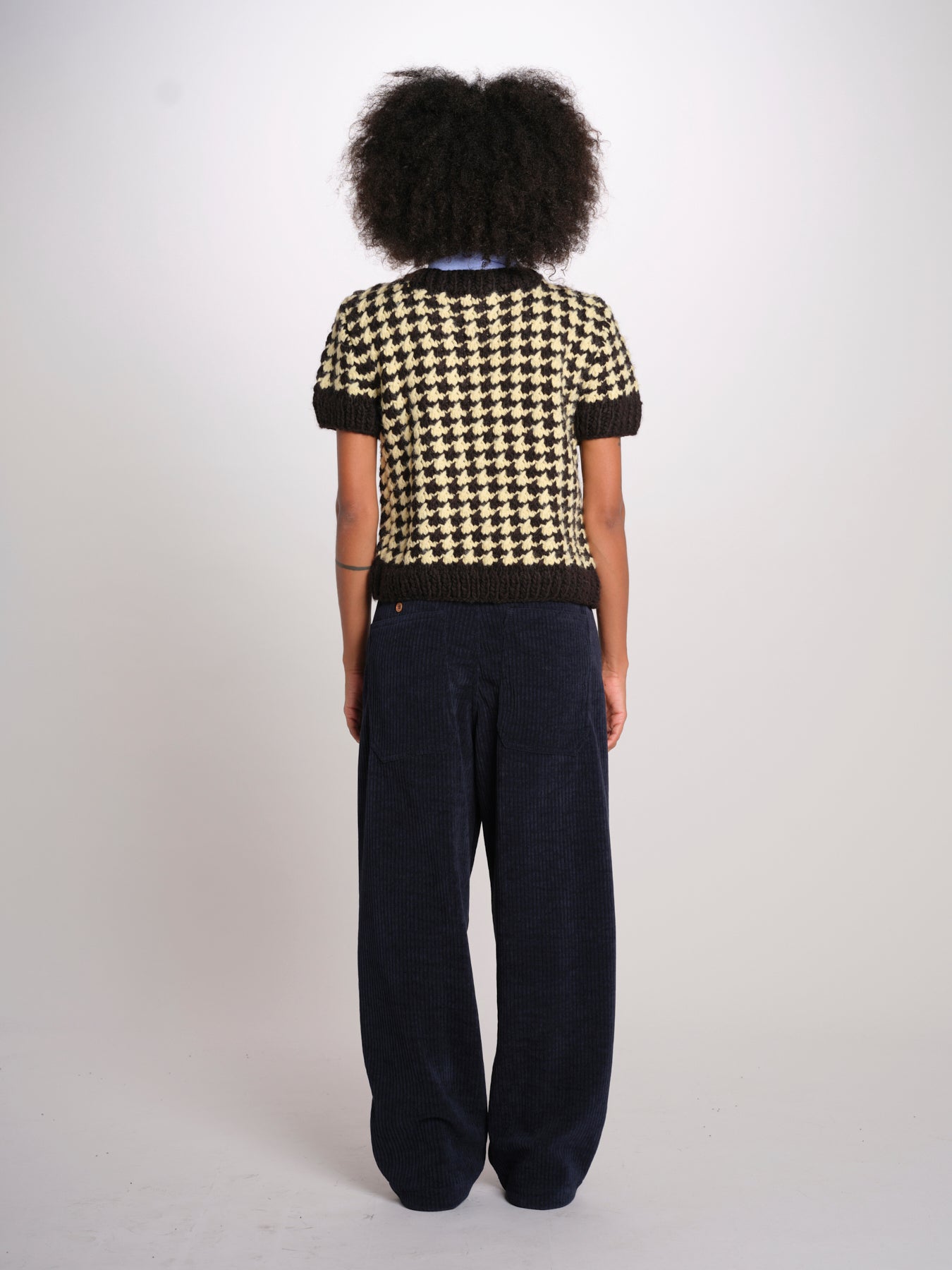 MATI maglia piede de poule con colletto 26AA7JDK08A P99 jejia 