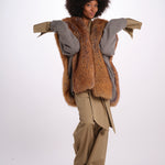 VIV camicia scollata con nodo 26AA7JED04 BEIGE jejia 