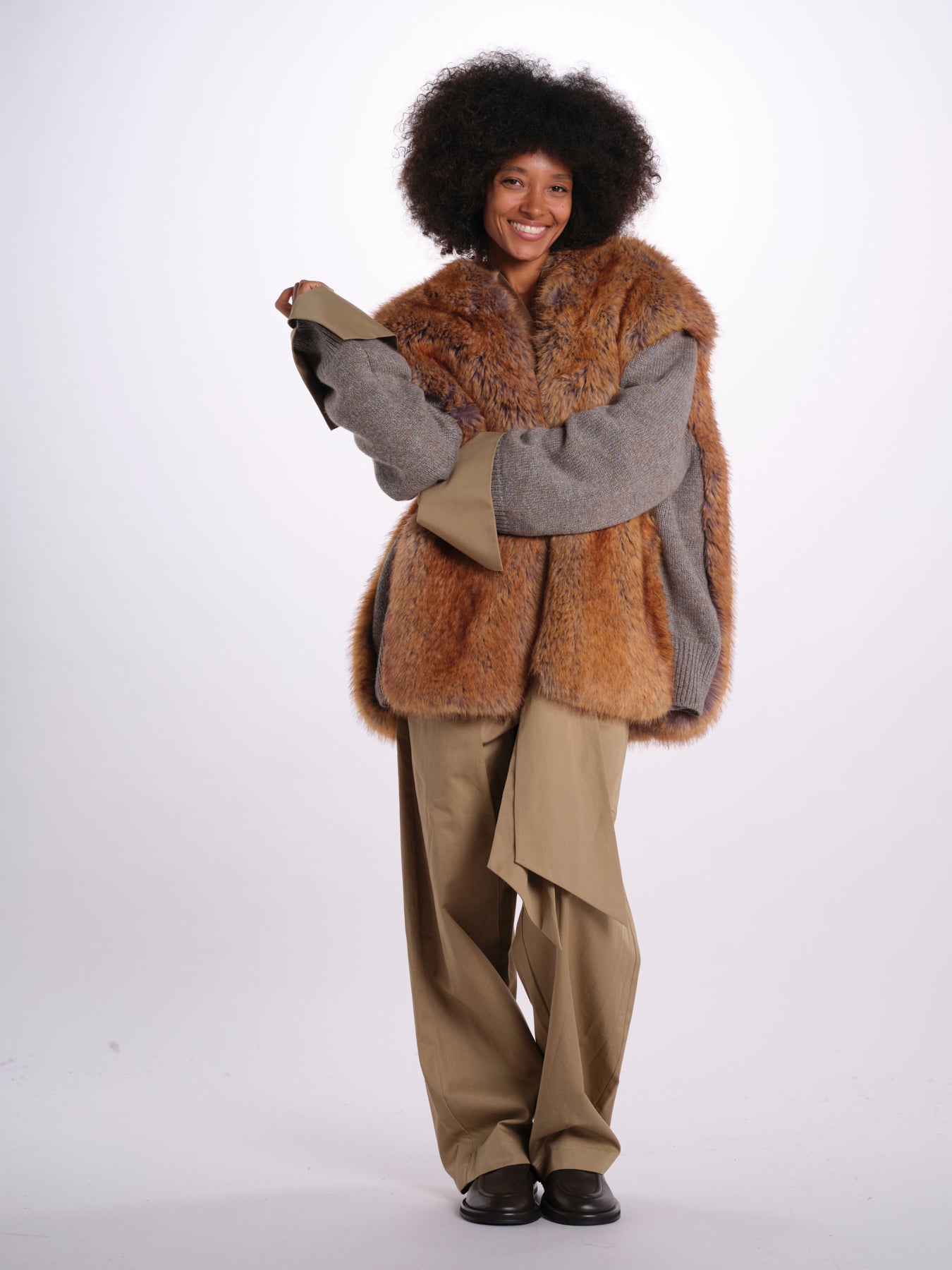 MIA FUR cardigan ecopelliccia + maglieria 26AA7JED11A 913 jejia 