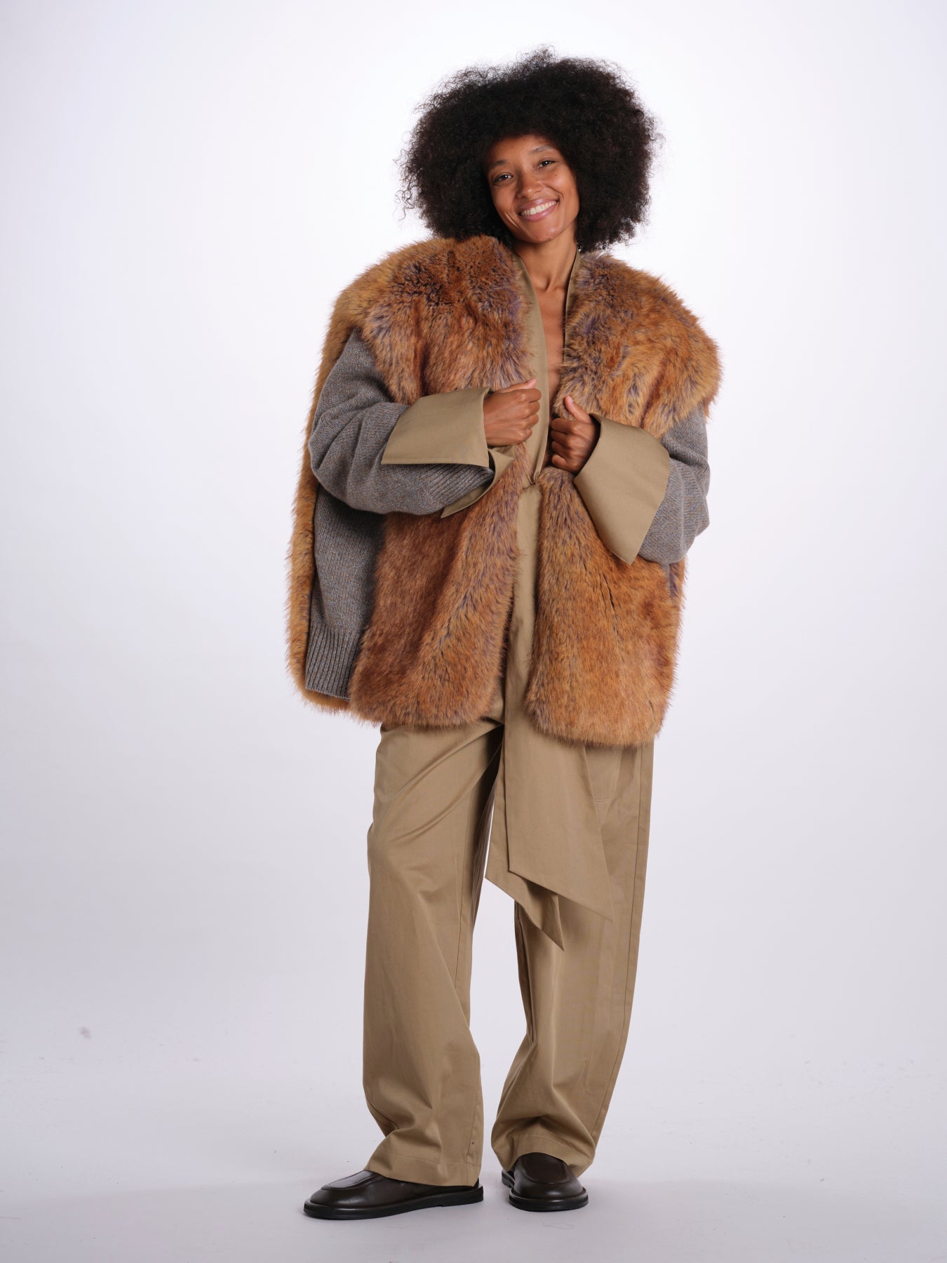 MIA FUR cardigan ecopelliccia + maglieria 26AA7JED11A 913 jejia 