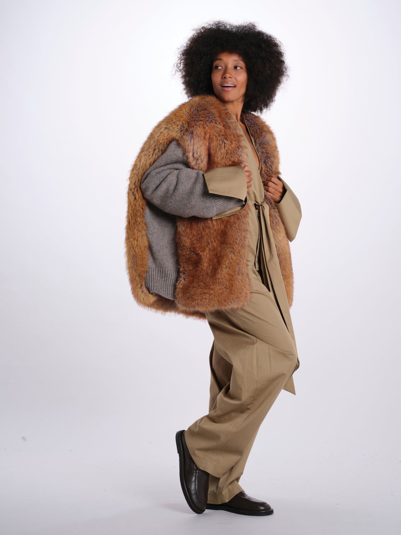 MIA FUR cardigan ecopelliccia + maglieria 26AA7JED11A 913 jejia 
