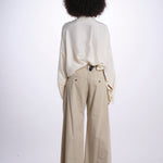 ANTOINE pantalone gessato doppio tessuto 26AA7JED16A CREAM jejia 