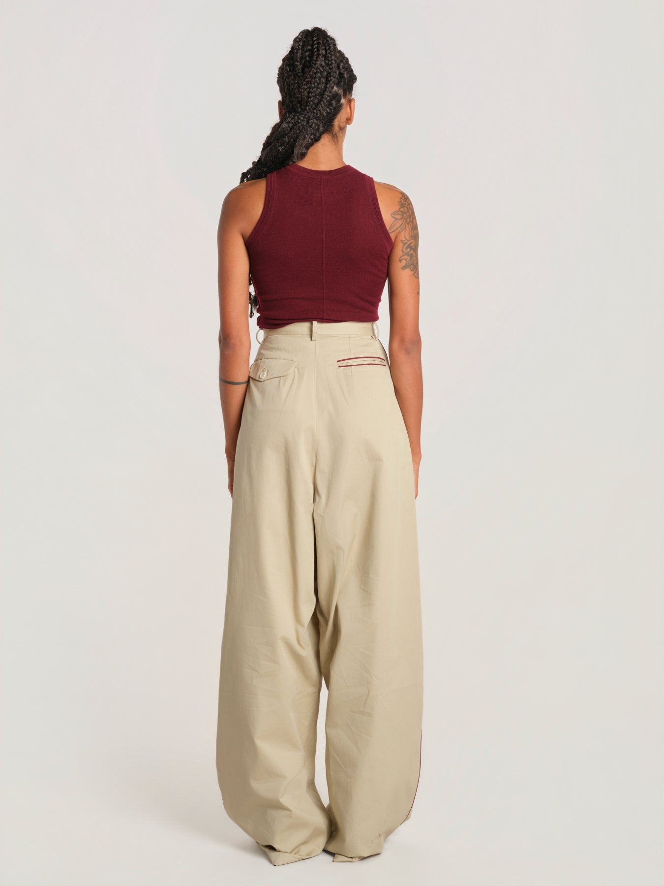 ELSA pantalone  cotone con pinces 26AA7JED18C 805 jejia 