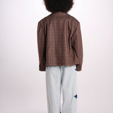 ALBA giacca super galles 26AA7JED20B BROWN jejia 