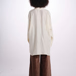 ORLANDO camicia seta over 26AA7JED29B VANILLA jejia 