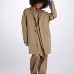 ANDREA trench quadretti 26AA7JED58A BEIGE jejia 