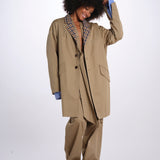 ANDREA trench quadretti 26AA7JED58A BEIGE jejia 