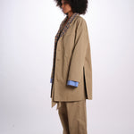 ANDREA trench quadretti 26AA7JED58A BEIGE jejia 