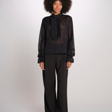 kbl0148 Blusa m/l con scollo v profondo KBL0148 TE0279 kristina ti 