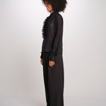 kbl0148 Blusa m/l con scollo v profondo KBL0148 TE0279 kristina ti 