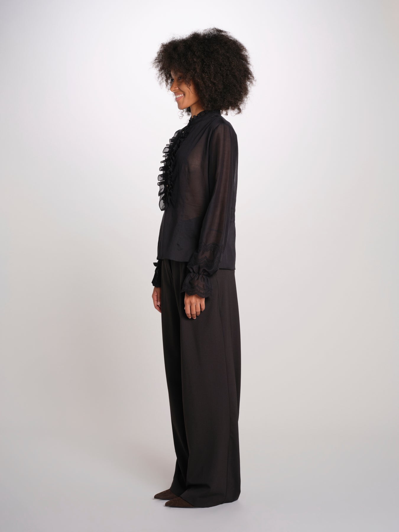 kbl0148 Blusa m/l con scollo v profondo KBL0148 TE0279 kristina ti 