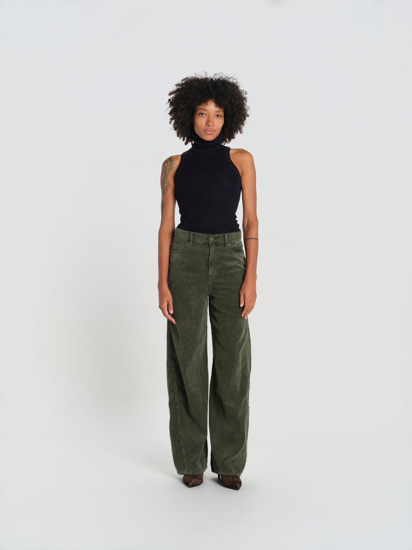 ORSON pantalone velluto rocciatore PO1709 ARMY SAGE lab dip 