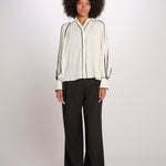 BEA camicia con profili 12248884 VANILLA malina 
