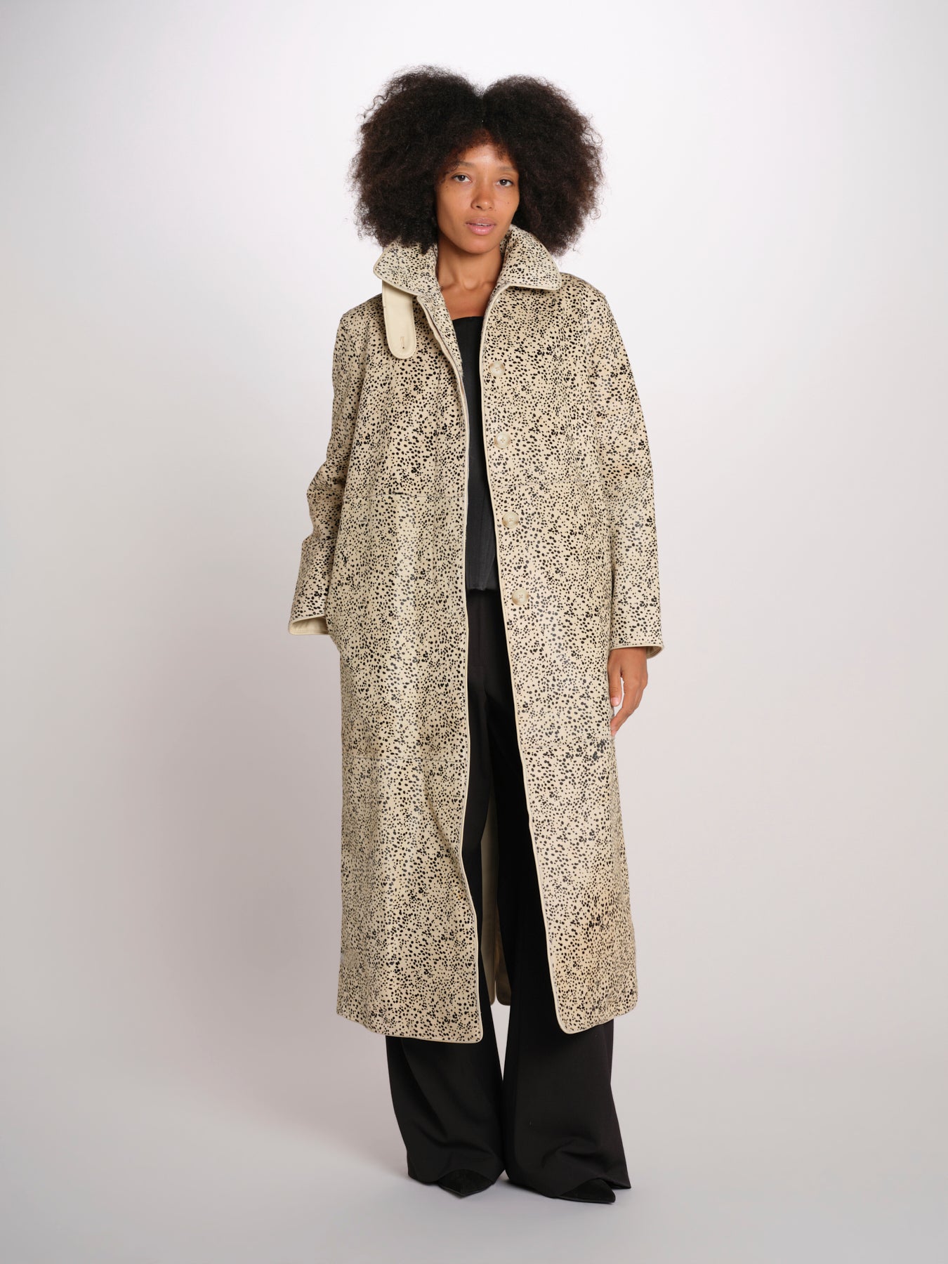 PHOEBE cappotto cavallino stampato 12249085 SHADED DOT malina 