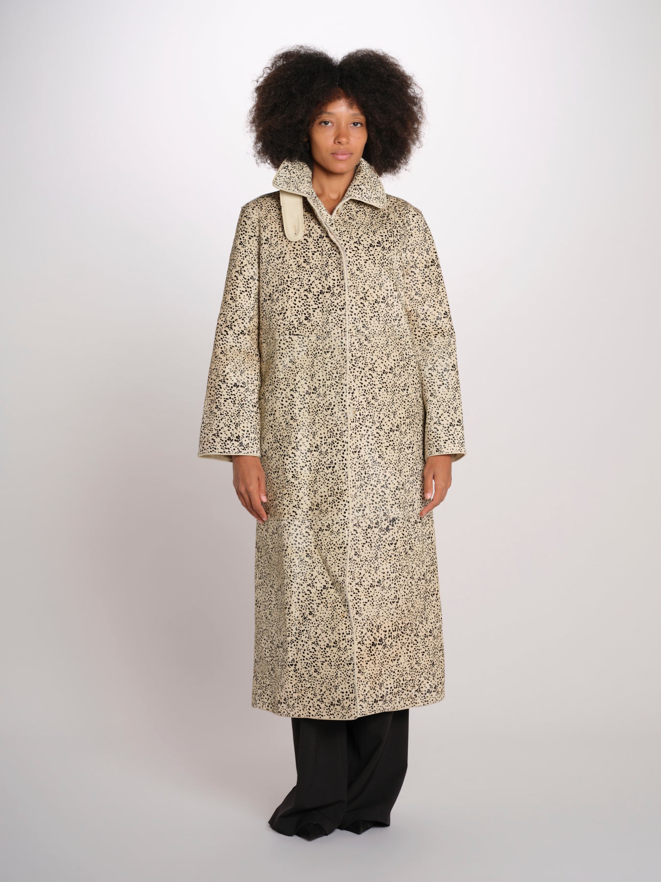 PHOEBE cappotto cavallino stampato 12249085 SHADED DOT malina 