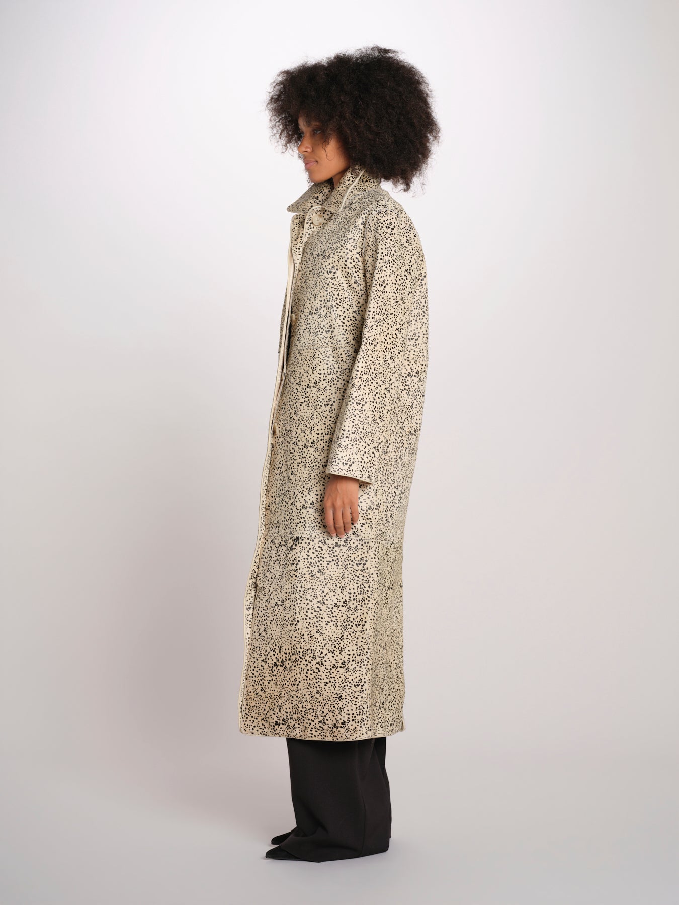 PHOEBE cappotto cavallino stampato 12249085 SHADED DOT malina 