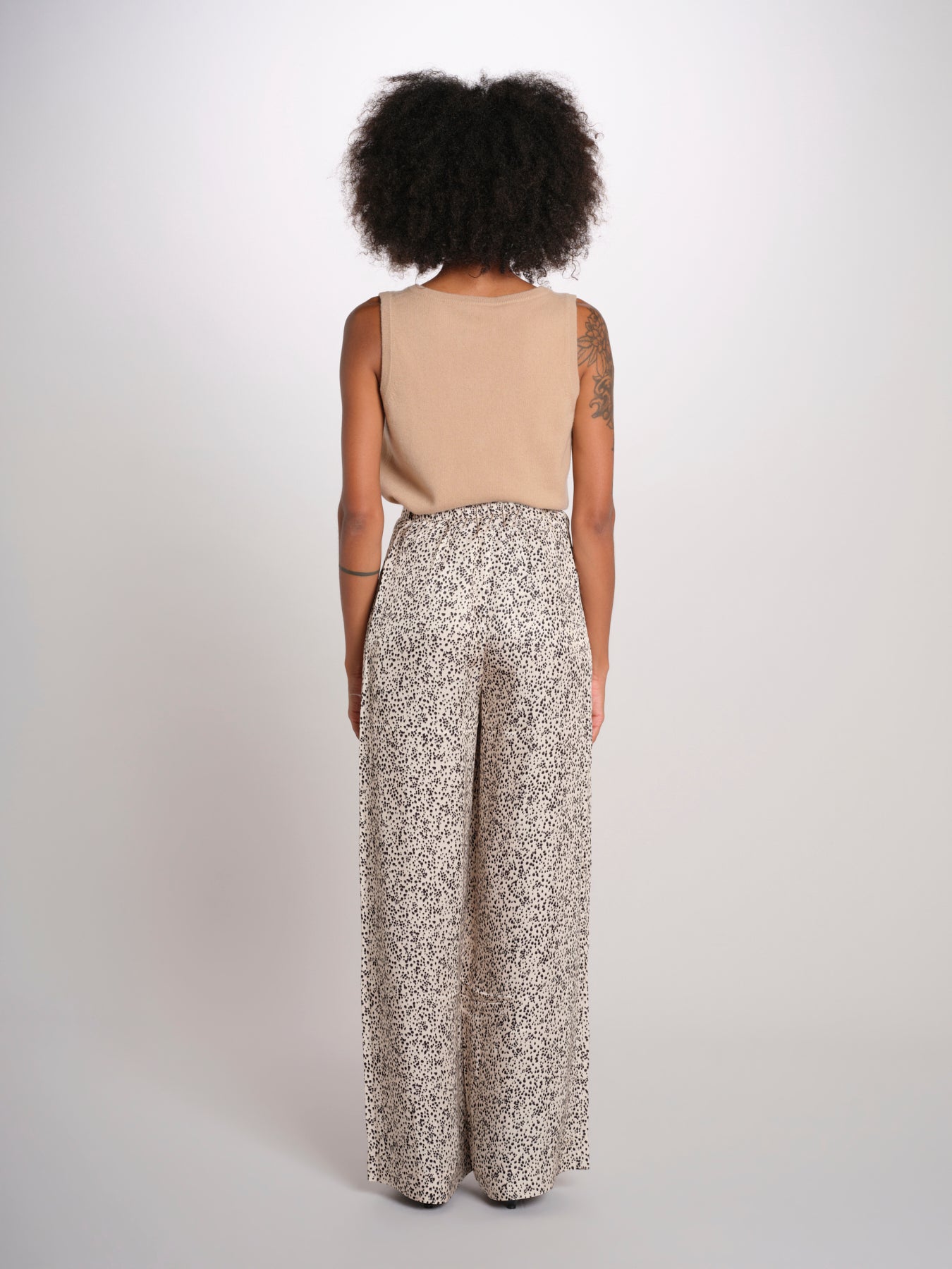 IZABELLE pantalone stampato 12249257 SHADED DOT malina 