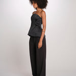 BELLINA top bustier 12249432 BLACK malina 