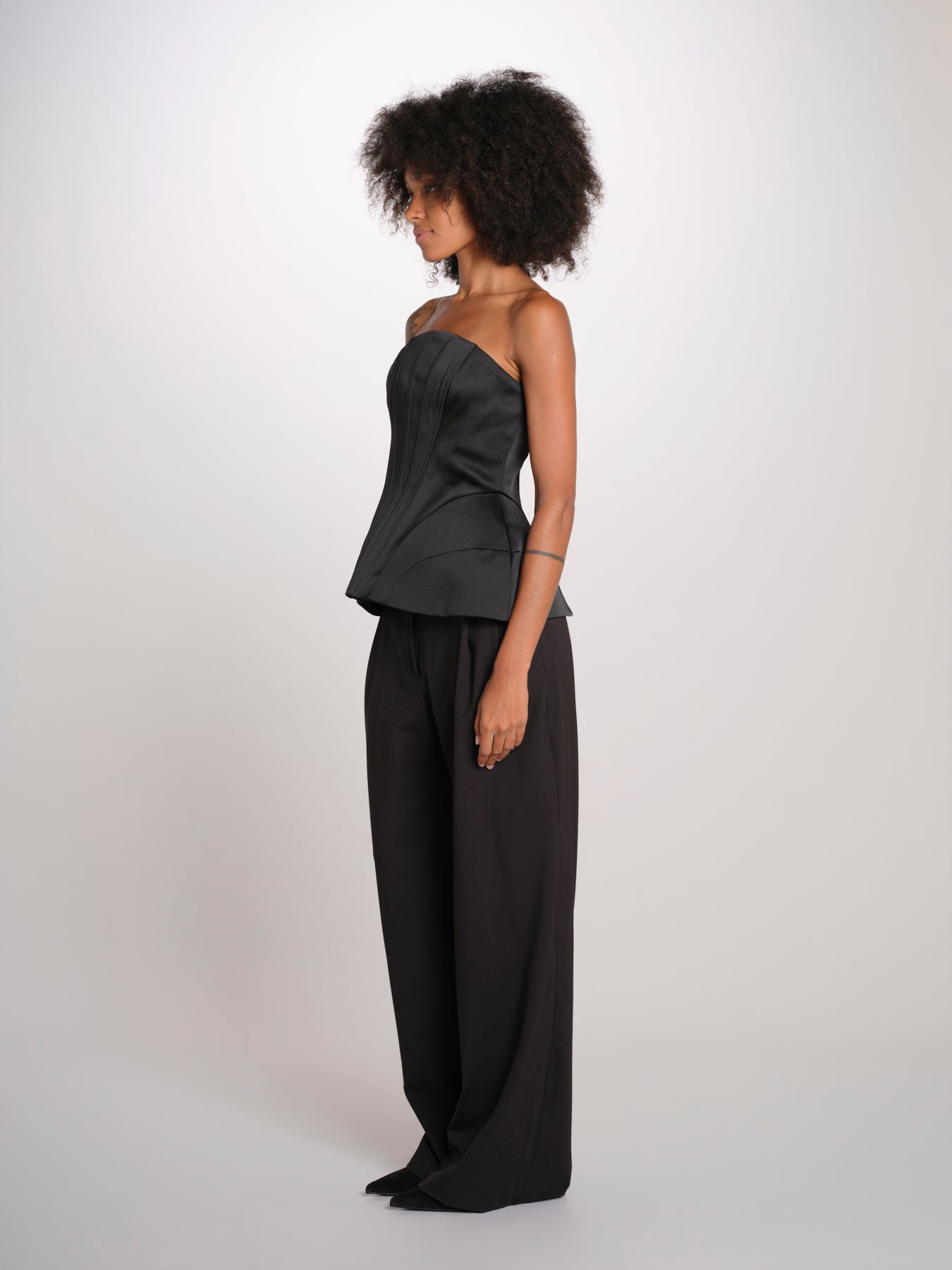 BELLINA top bustier 12249432 BLACK malina 