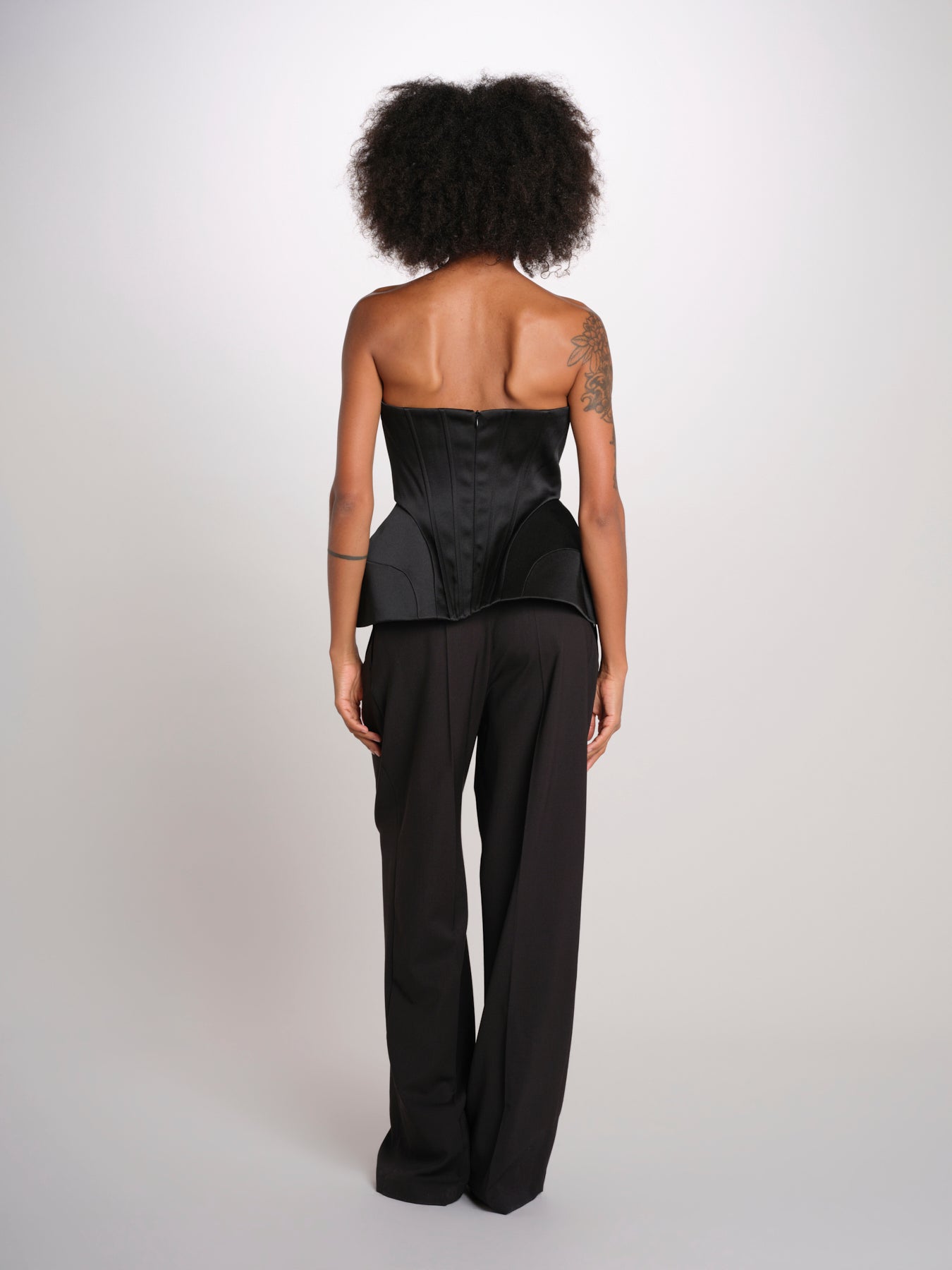 BELLINA top bustier 12249432 BLACK malina 
