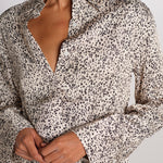 EMALINE camicia stampata 12249475 SHADED DOT malina 