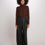 KARLY pantalone flanella con pinces 30D0KARLYT3269 M623 massimo alba 