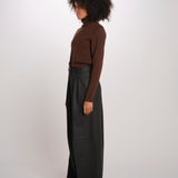 KARLY pantalone flanella con pinces 30D0KARLYT3269 M623 massimo alba 