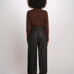 KARLY pantalone flanella con pinces 30D0KARLYT3269 M623 massimo alba 