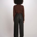 KARLY pantalone flanella con pinces 30D0KARLYT3269 M623 massimo alba 