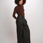 KARLY pantalone flanella con pinces 30D0KARLYT3269 M623 massimo alba 
