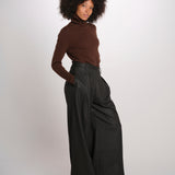 KARLY pantalone flanella con pinces 30D0KARLYT3269 M623 massimo alba 