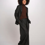 KARLY pantalone flanella con pinces 30D0KARLYT3269 M623 massimo alba 