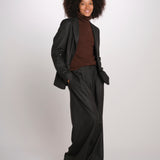 KARLY pantalone flanella con pinces 30D0KARLYT3269 M623 massimo alba 