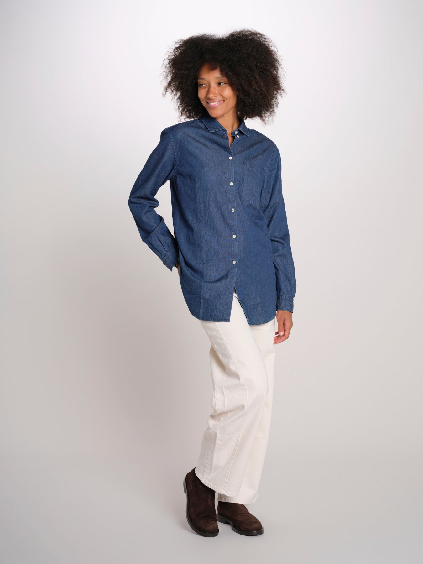 UMA camicia uomo denim 30D0UMAT4718 U501 massimo alba 