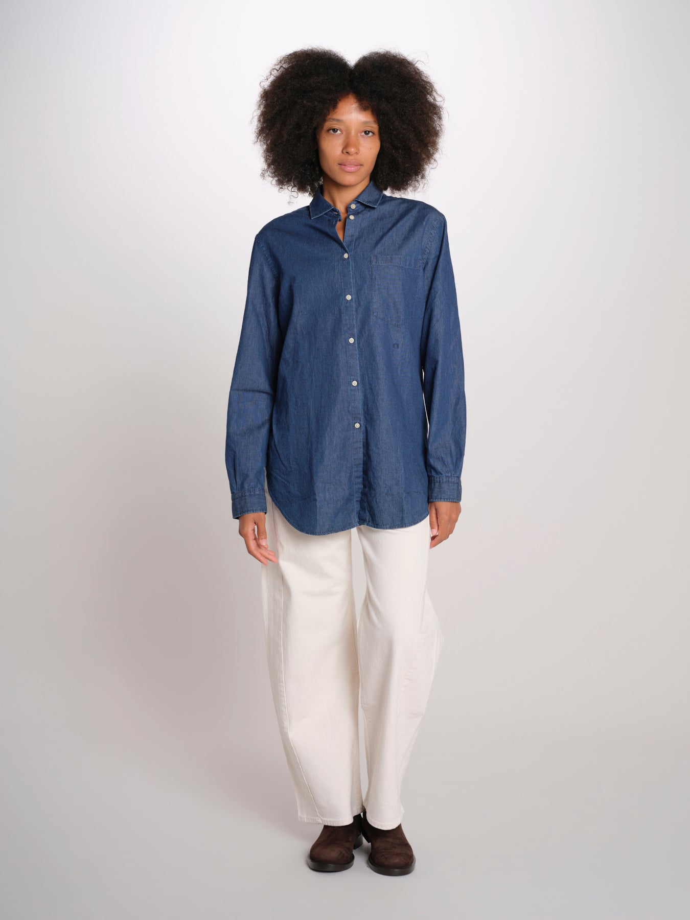 UMA camicia uomo denim 30D0UMAT4718 U501 massimo alba 