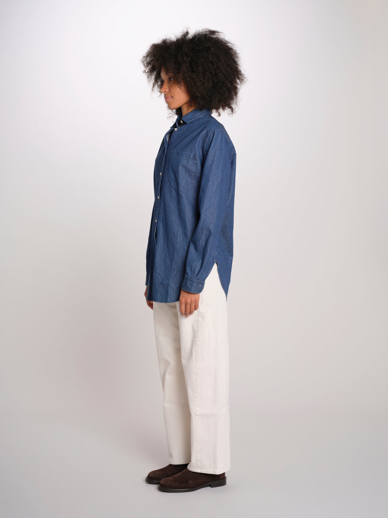 UMA camicia uomo denim 30D0UMAT4718 U501 massimo alba 