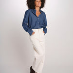 UMA camicia uomo denim 30D0UMAT4718 U501 massimo alba 