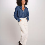 UMA camicia uomo denim 30D0UMAT4718 U501 massimo alba 