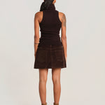 MIETTA minigonna MIETTA SKIRT BROWN milaura 
