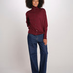 Camicia over collo alto rasato MIL LAU20BIS E14015 milaura 